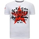 Herren T Shirts mit print King of Cocaines  - Weiß