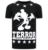 Local Fanatic  Terror Mouse T shirt Männer - Schwarz