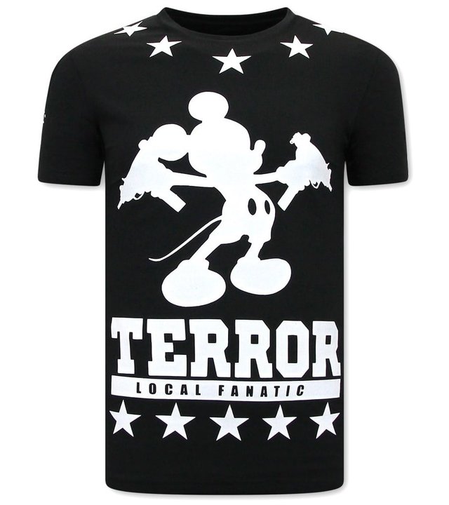 Local Fanatic  Terror Mouse T shirt Männer - Schwarz