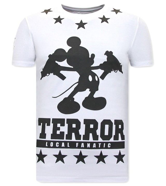 Local Fanatic  Terror Mouse T shirt Männer -  Weiß