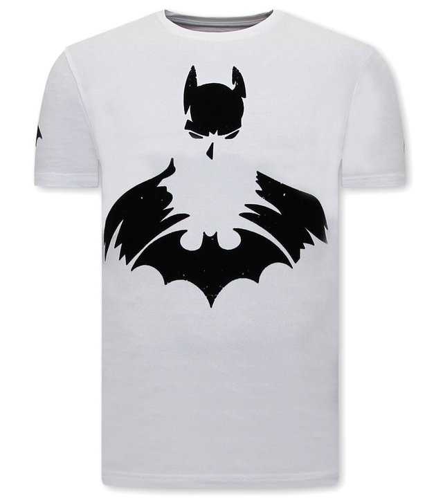 Local Fanatic T shirt Männer Batman Print - Weiß