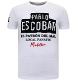 Local Fanatic T shirt mit Aufdruck  El Patron - Weiß