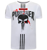 Local Fanatic Punisher T Shirt Herren - Weiß