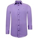 Luxus Klassische Herrenhemden - Slim Fit - 3073 - Lila