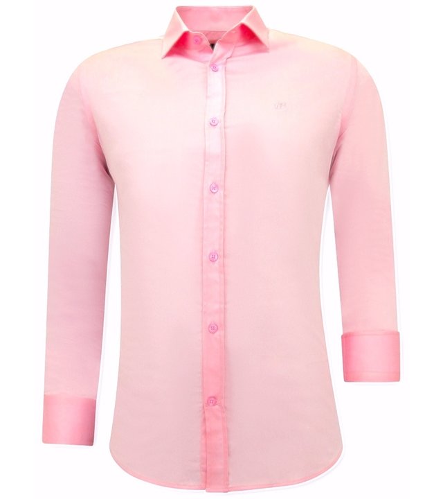 Gentile Bellini Luxus Klassische Herrenhemden - Slim Fit - 3071 - Rosa