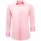 Luxus Klassische Herrenhemden - Slim Fit - 3071 - Rosa