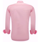 Gentile Bellini Luxus Klassische Herrenhemden - Slim Fit - 3071 - Rosa