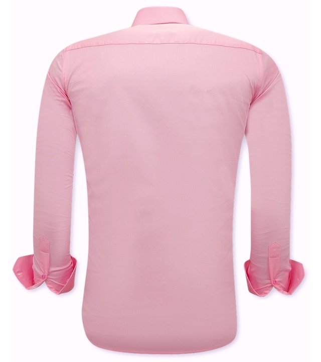 Gentile Bellini Luxus Klassische Herrenhemden - Slim Fit - 3071 - Rosa