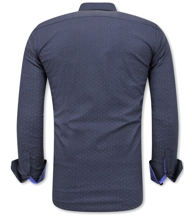 Tony Backer Herrenhemden Kaufen  - Slim Fit - 3067 - Blau