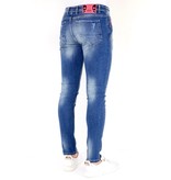 Local Fanatic Luxus Denim Jeans Herren Slim fit - 1036 - Blau