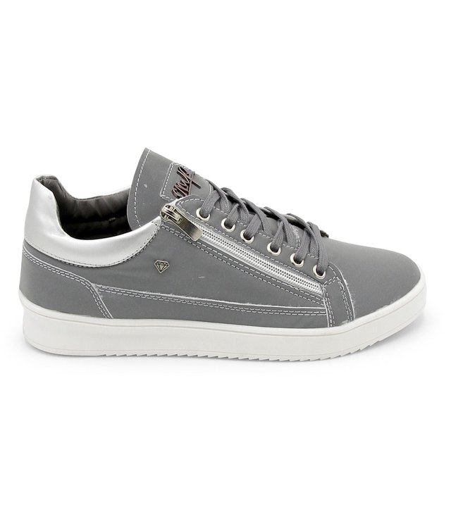 Cash Money Sneaker Männer Reflect Grey White - CMS97 - Grau