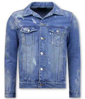 Enos Jeansjacke Für Herren - RJ9028 -  Blau