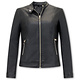 Damen Kunstlederjacke - AY332 - Schwarz