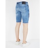 Local Fanatic Kurze Jeans Shorts Herren - 1042 - Blau