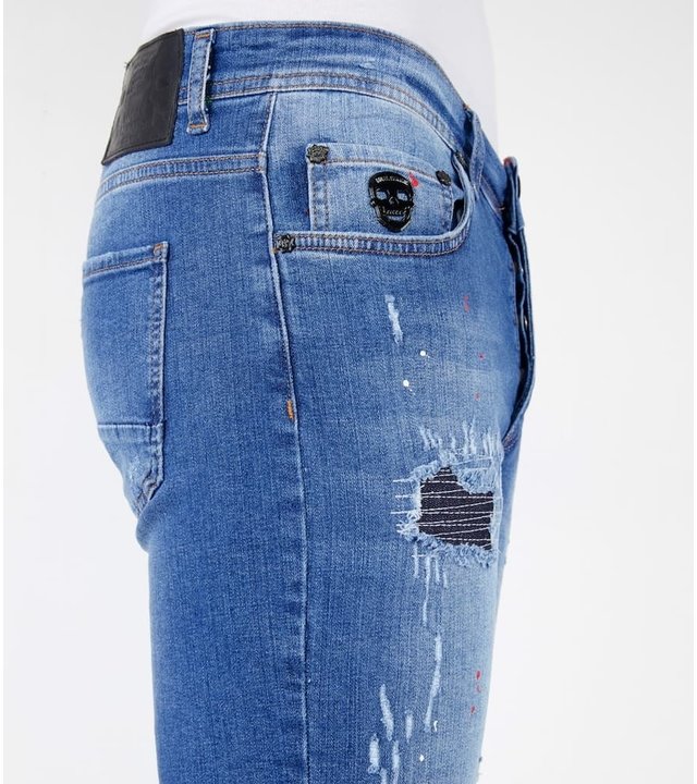Local Fanatic Shorts Herren Jeans - 1043 - Blau