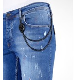 Local Fanatic Shorts Herren Jeans - 1043 - Blau Local Fanatic Shorts Herren Jeans - 1043 - Blau
