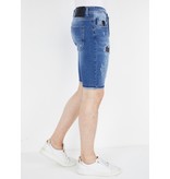 Local Fanatic Shorts Herren Jeans - 1043 - Blau