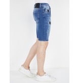 Local Fanatic Shorts Herren Jeans - 1043 - Blau Local Fanatic Shorts Herren Jeans - 1043 - Blau