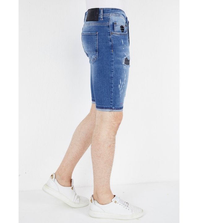 Local Fanatic Shorts Herren Jeans - 1043 - Blau