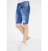 Local Fanatic Shorts Herren Jeans - 1043 - Blau Local Fanatic Shorts Herren Jeans - 1043 - Blau