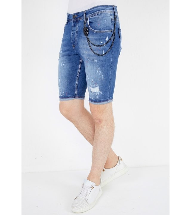 Local Fanatic Shorts Herren Jeans - 1043 - Blau