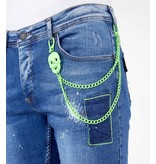 Local Fanatic Herren Kurze Jeans - 1044 - Blau Local Fanatic Herren Kurze Jeans - 1044 - Blau
