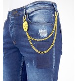 Local Fanatic Kurze Hosen Herren Stretch - 1051 - Blau