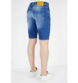 Local Fanatic Jeanshose Herren Kurz - 1046 - Blau Local Fanatic Jeanshose Herren Kurz - 1046 - Blau