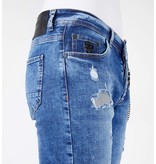 Local Fanatic Shorts Herren Jeans - 1054 - Blau