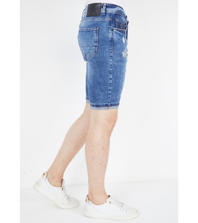 Local Fanatic Shorts Herren Jeans - 1054 - Blau