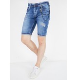 Local Fanatic Shorts Herren Jeans - 1054 - Blau