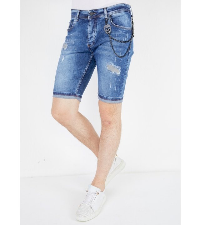 Local Fanatic Shorts Herren Jeans - 1054 - Blau