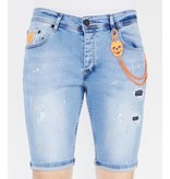 Local Fanatic Jeanshose kurz  - 1048 - Blau