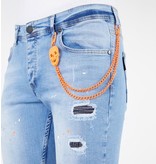 Local Fanatic Jeanshose kurz  - 1048 - Blau