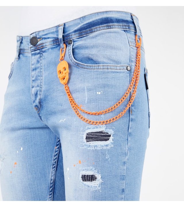 Local Fanatic Jeanshose kurz  - 1048 - Blau