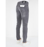 True Rise Stretch Jeans Männer - A61.G - Grau