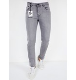 True Rise Klassische Coole Jeans Männer - A61.H - Grau