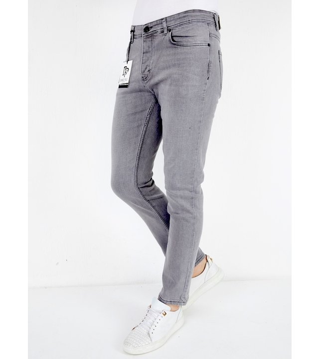 True Rise Klassische Coole Jeans Männer - A61.H - Grau