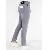 True Rise Klassische Coole Jeans Männer - A61.H - Grau