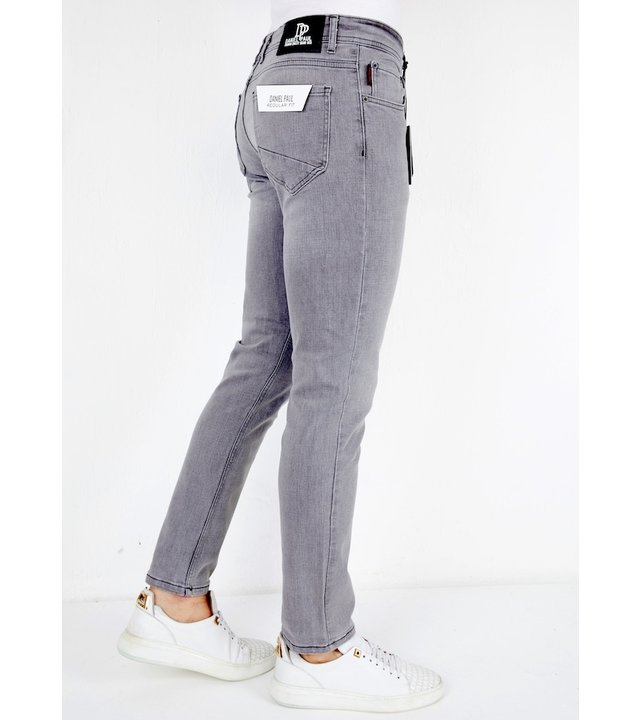 True Rise Klassische Coole Jeans Männer - A61.H - Grau