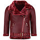 Shearling Jacket Damen - Lammy Coat - Bordeaux