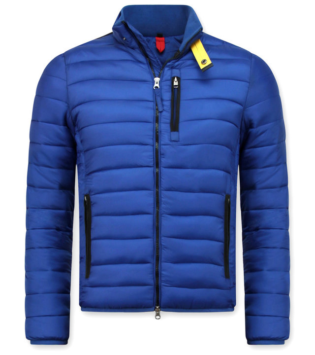 Enos Herren Jacke Slim Fit - Kurze Jacke - ZM8097- Blau