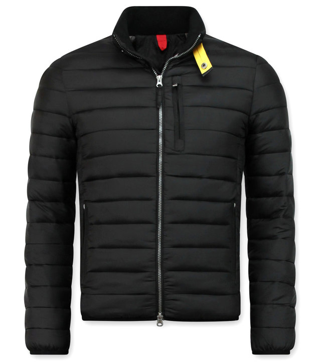 Enos Kurze Herrenjacke - Slim Fit - ZM8097- Schwarz