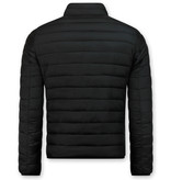 Enos Kurze Herrenjacke - Slim Fit - ZM8097- Schwarz