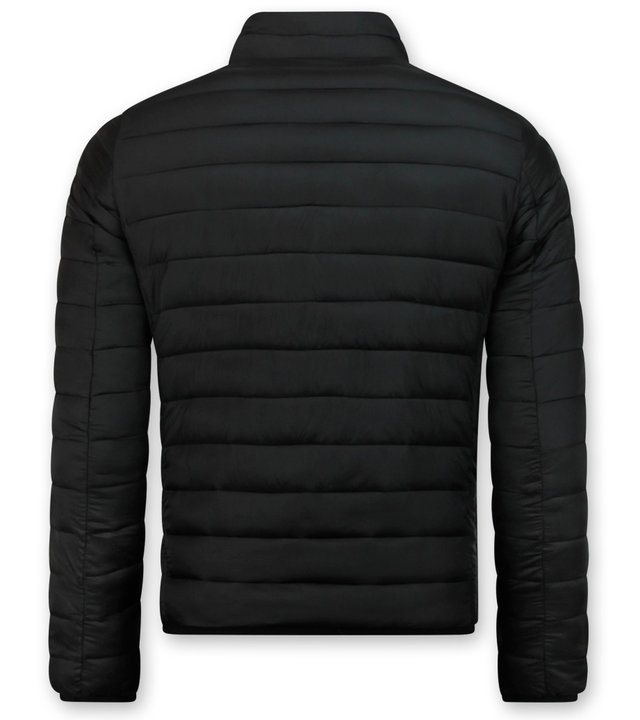 Enos Kurze Herrenjacke - Slim Fit - ZM8097- Schwarz