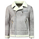 Herren Jacke Mit Kunstfell - Lammy Coat - Grau