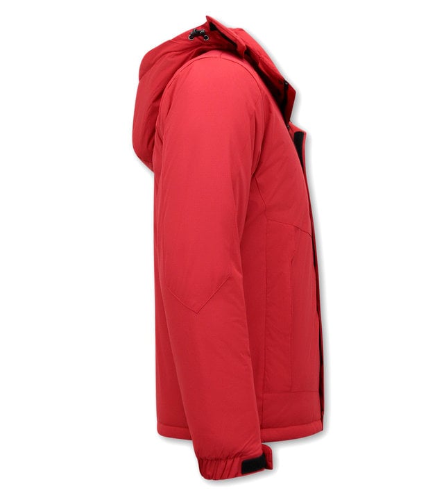 Beluomo Herren Winterjacken - 9732 - Rot