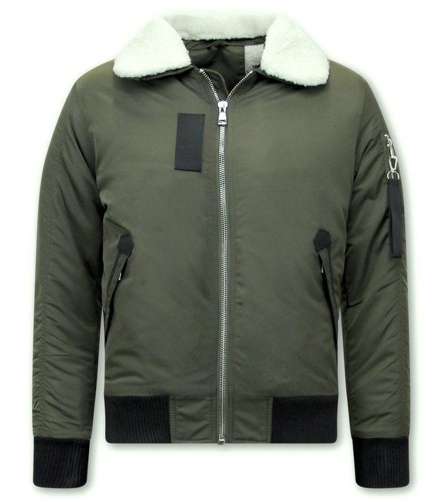 Y chromosome Pilot Bomberjacke Herren - H-3213 - Grün