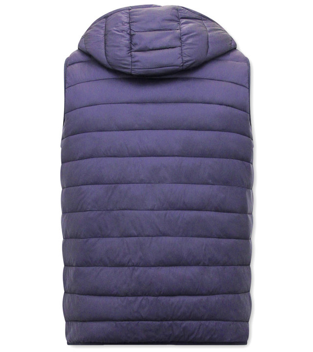 Enos Herren Bodywarmer Mit Kapuze - 8207 - Blau