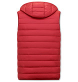 Enos Herren Bodywarmer Mit Kapuze - 8207 - Rot